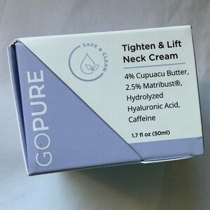 GO PURE Tighten and Lift Neck Cream- Unopened